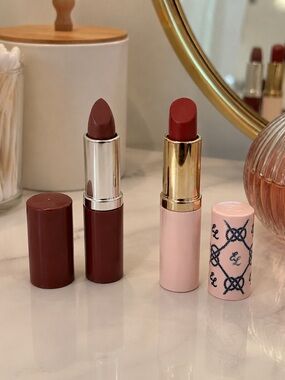 Estée Lauder Rose Goddess & Clinique Cute Pop Lipstick Set NWT Limited Edition